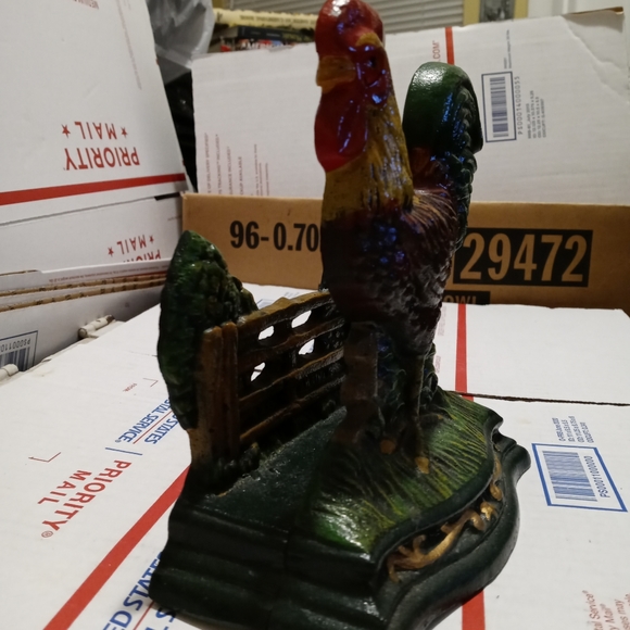 🐥VINTAGE CAST IRON NAPKIN HOLDER. A FANTASTIC GIFT. 🎁 - Picture 7 of 9